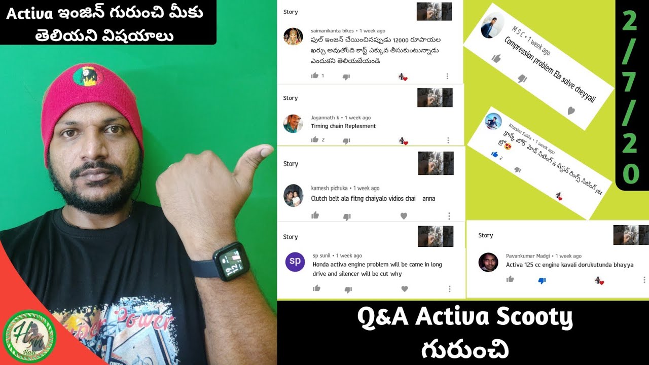 All Doubts About Active Scooty Engine In Telugu||Hari Mec