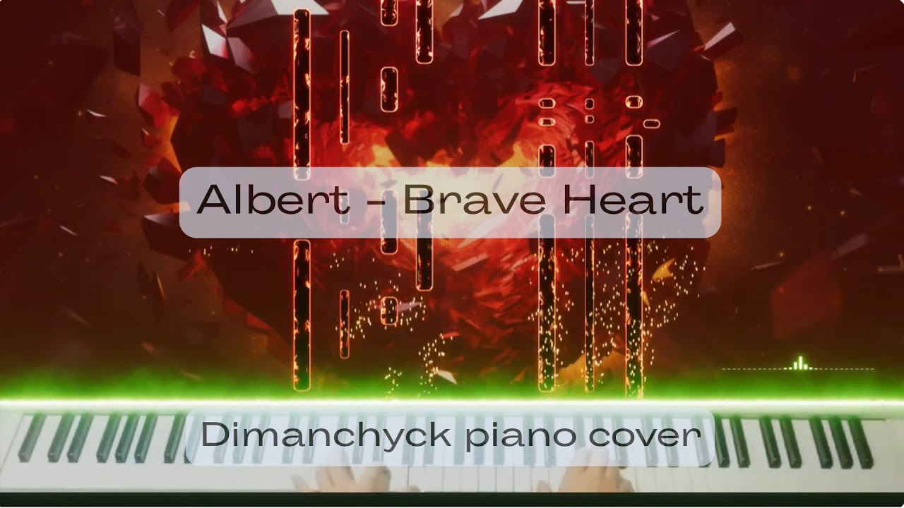 Albert - Brave Heart (Dimanchyck piano cover) | Armenia JESC 2025 | Free Sheet