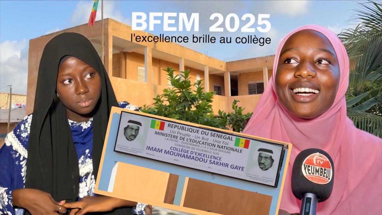 BFEM 2025: 🏆❤️ l'excellence brille au collège Imam Sakhir Gaye de Yeumbeul Sud