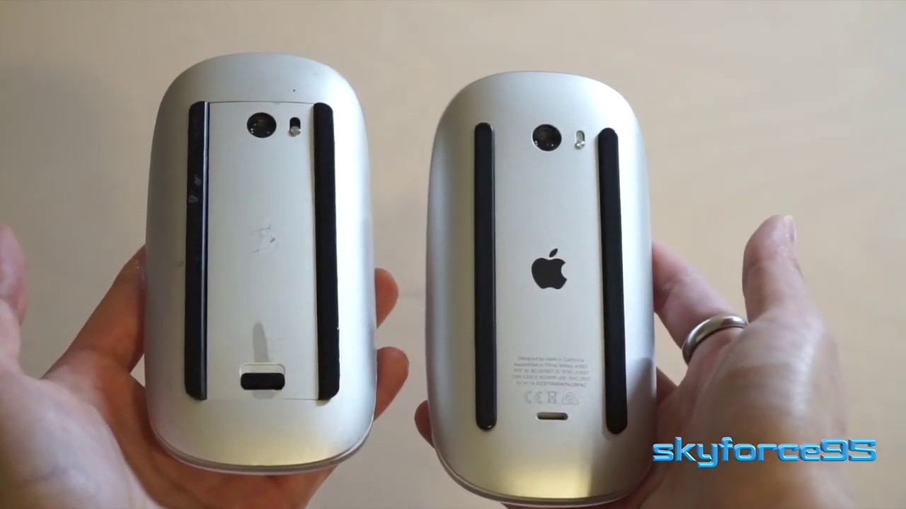 Сравнение Apple Magic Mouse 1 и Apple Magic Mouse 2