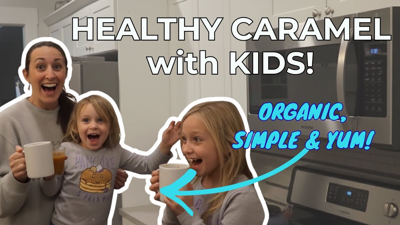 Карамель из кокосового сахара без чувства вины: наша первая попытка! Весело и весело с моими 4- и...