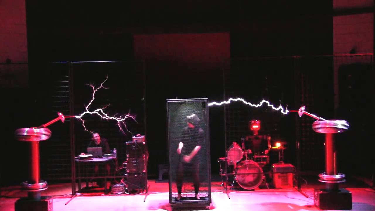 ArcAttack Playing Singing Tesla Coils At Otronicon