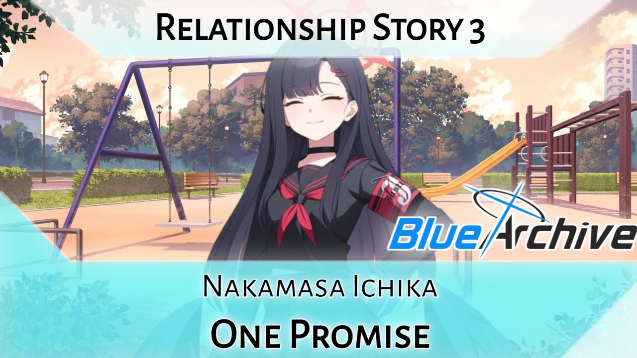 Ichika Relationship Story 3 - One Promise (Blue Archive)
