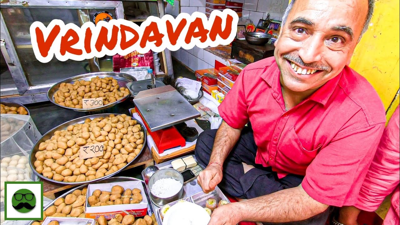Breakfast at Banke Bihari Temple Market | Mathura Vrindavan Food