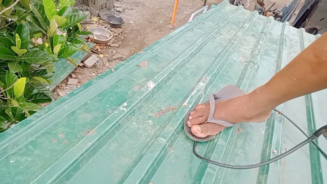 paano mag screw Ng Hindi nahuhulugan Ng Tex screw sa yero (simple Tutorial para sa mga baguhan)