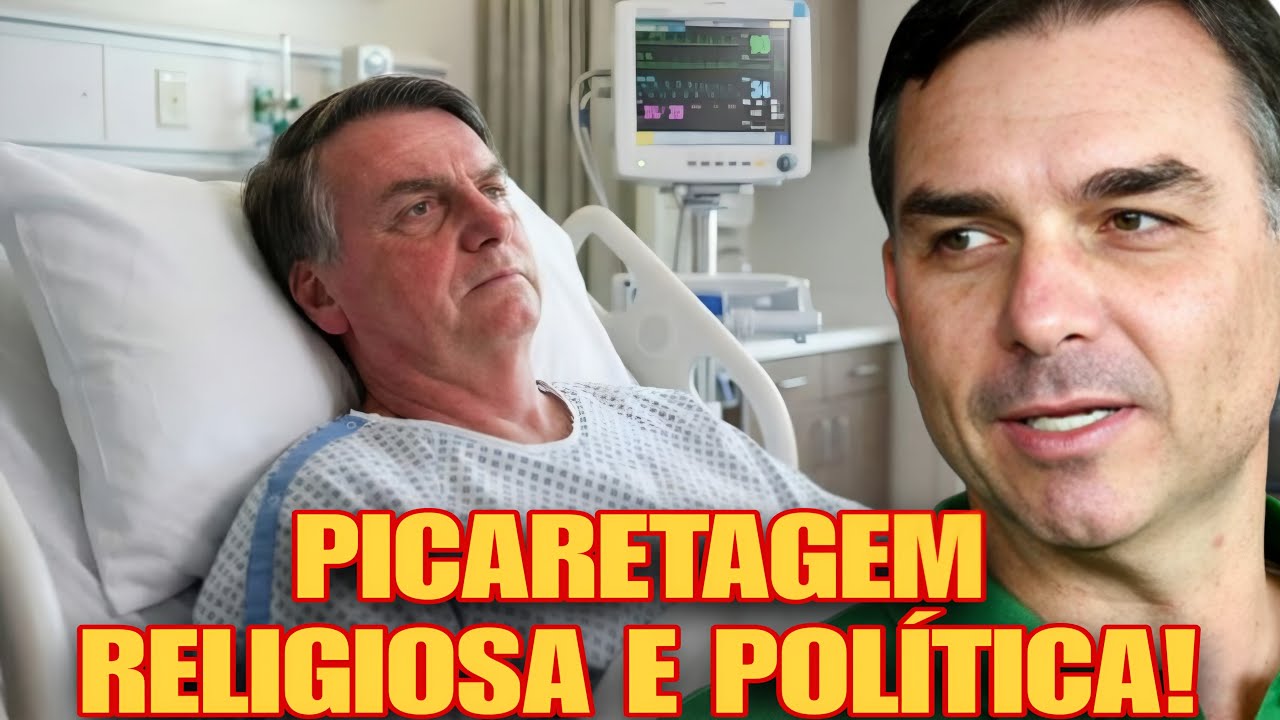 BOMBA! PICARETAGEM RELIGIOSA E POLÍTICA, COM BOLSONARO EM DESGRAÇA FLÁVIO PEDE JEJUM E ORAÇÕES