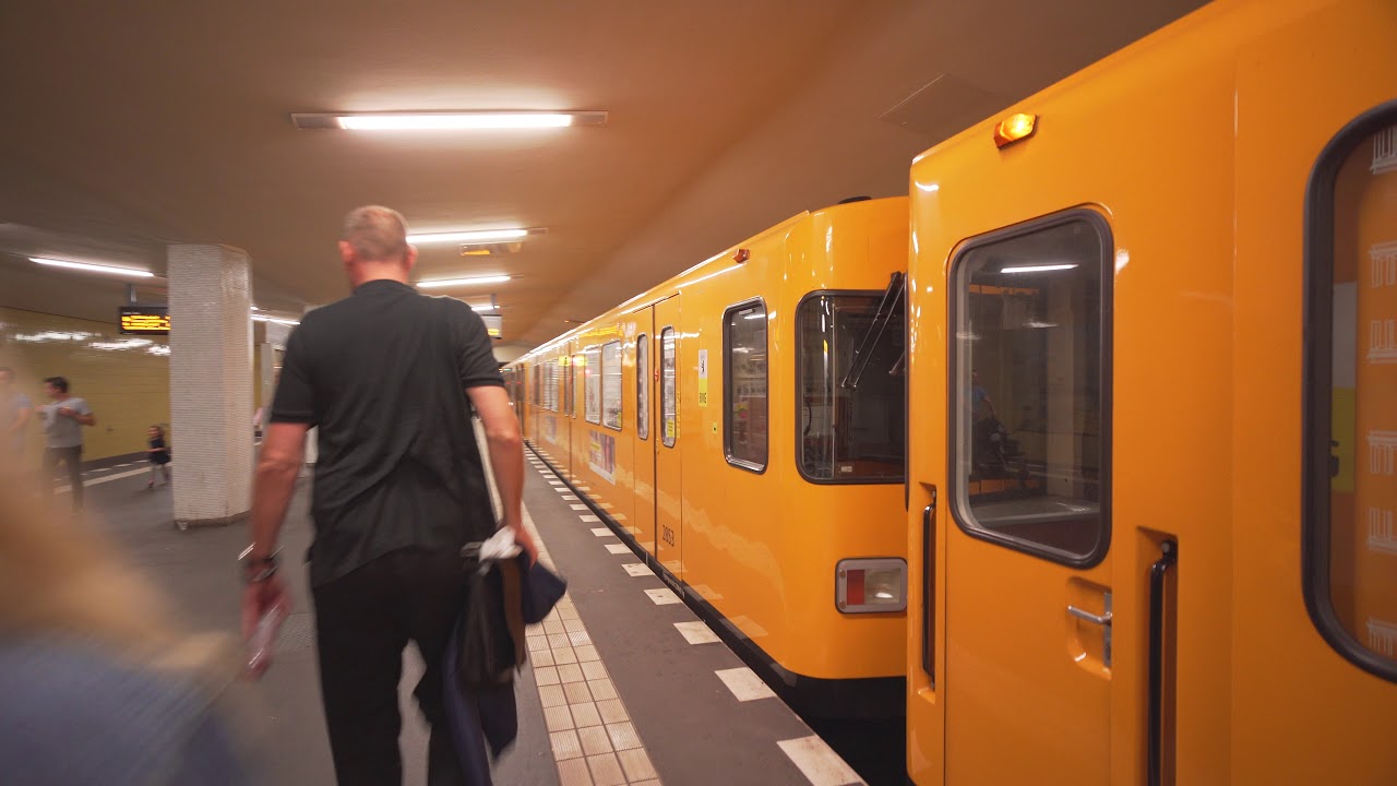 Germany, Berlin, U-Bahn ride from Holzhauser Straße to Borsigwerke