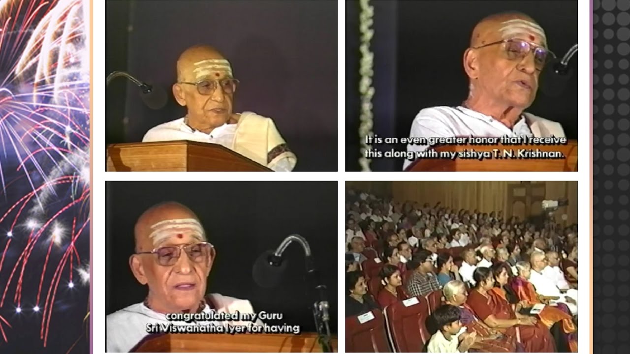CMANA SangeethaSaagara- Semmangudi Srinivasa Iyer and Prof T N Krishnan