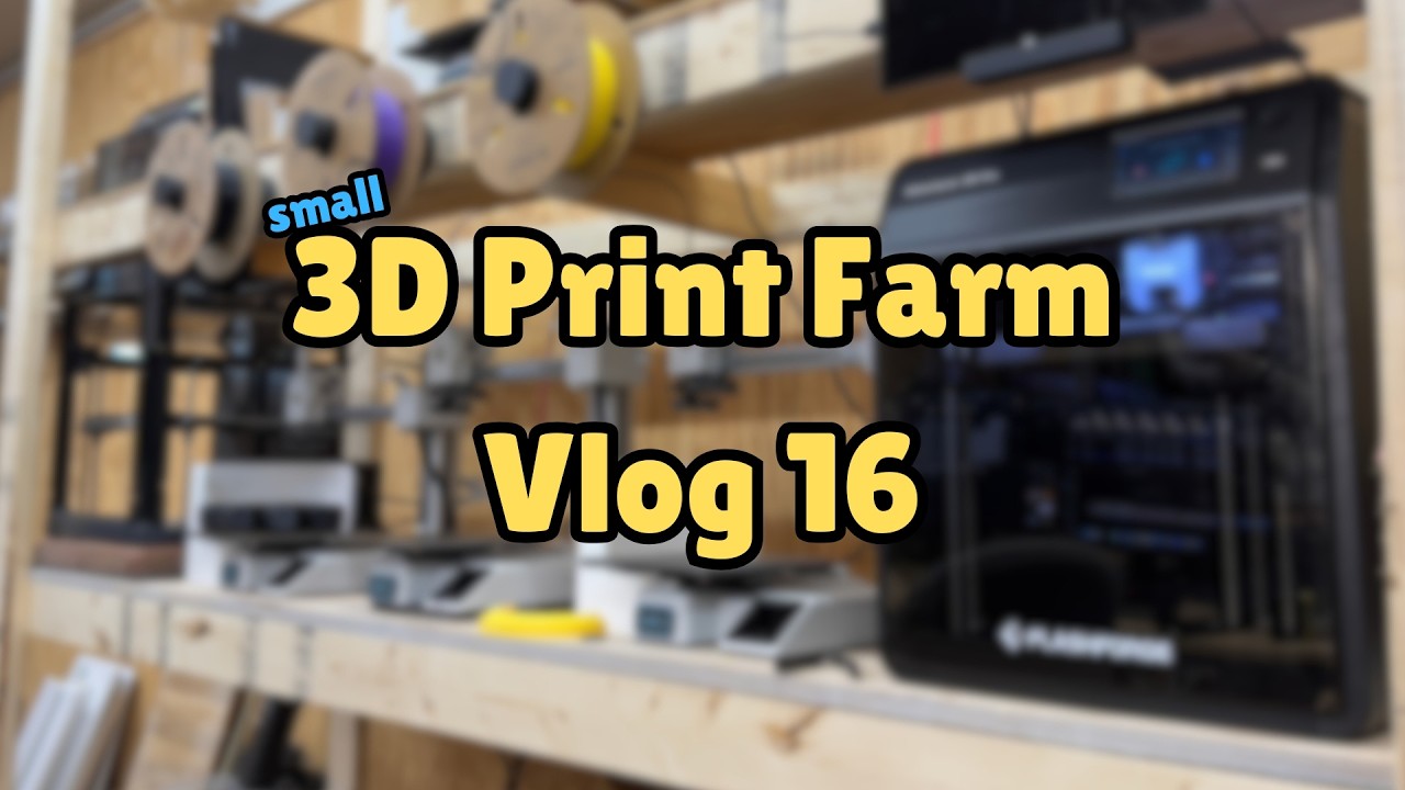 Inside my Small 3D Print Farm: I BROKE the FLSun, Printing in PETG-CF