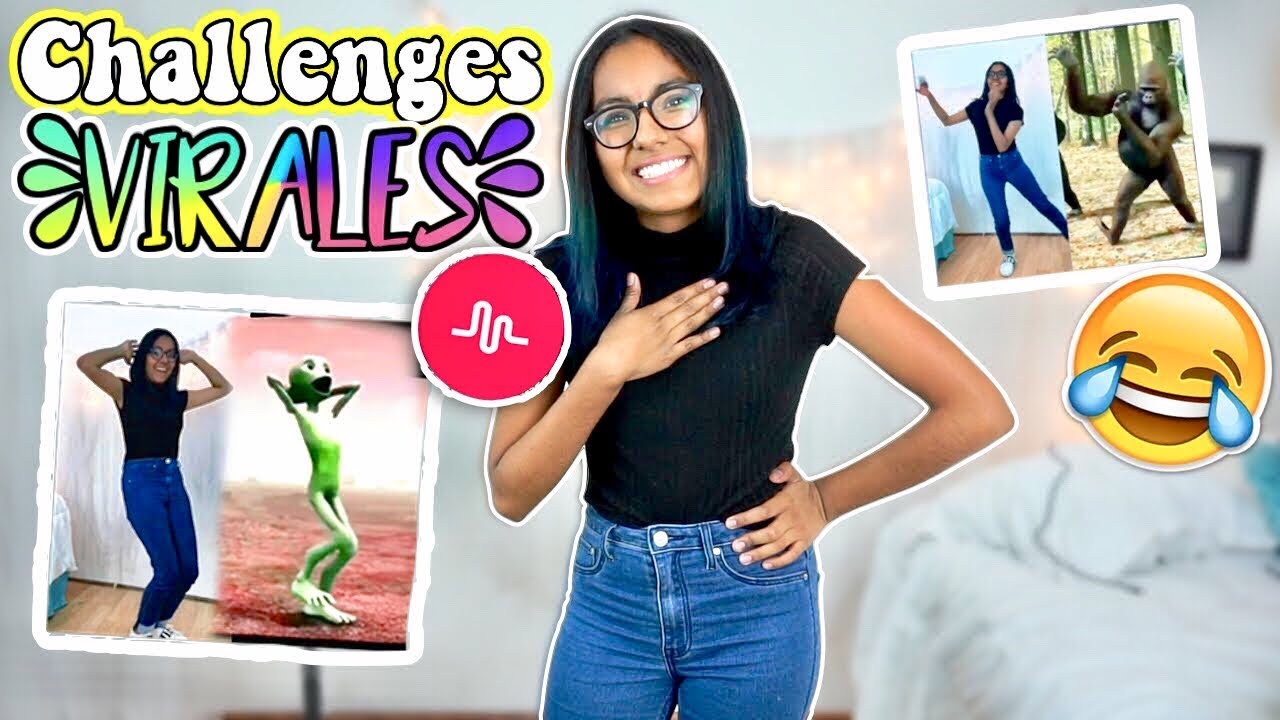 GRABANDO CHALLENGES VIRALES de MUSICAL.LY! Dame Tu Cosita, Gorila y MÁS!! | Michmoon