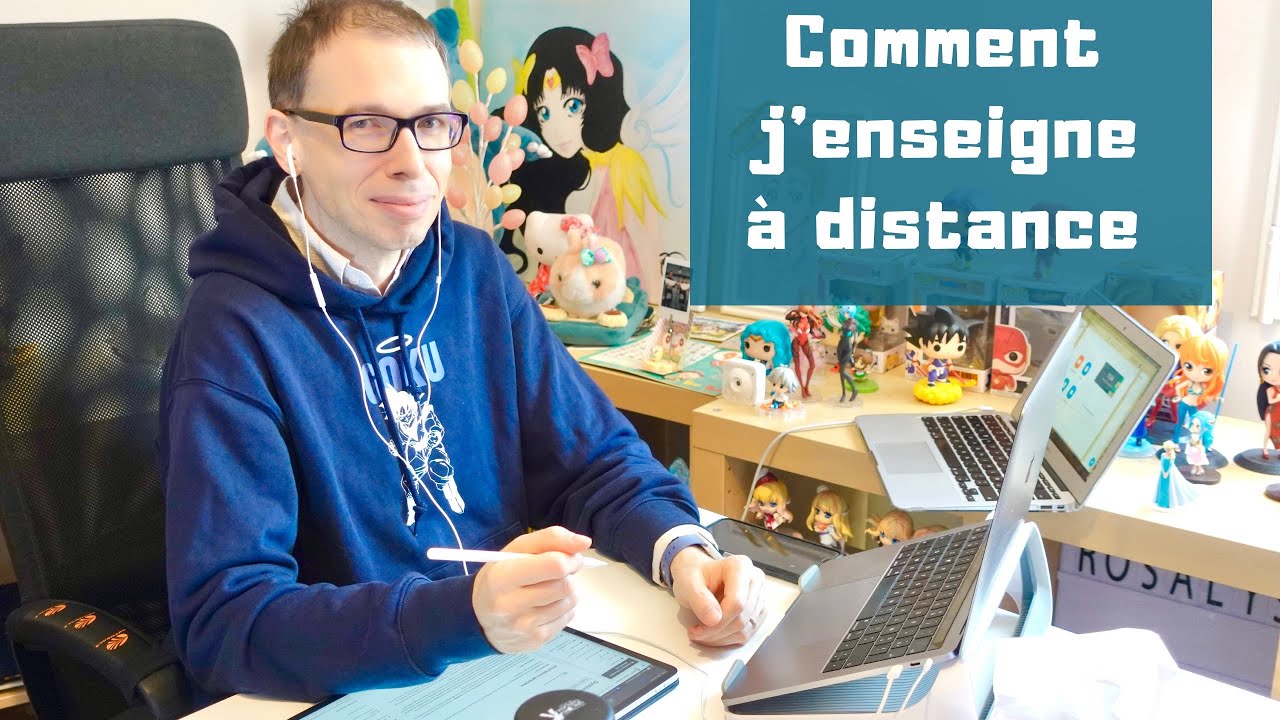 Comment j'enseigne à distance : environnement matériel et logiciel pour mes cours en ligne