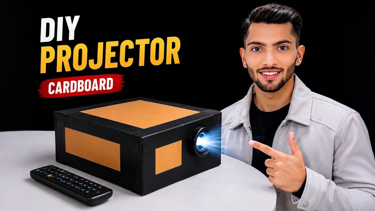 सिर्फ Cardboard से Projector बनाया 😱 | DIY Projector | SaVi India Craft
