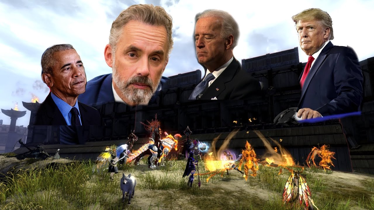 Jordan Peterson Joins Maguuma with US Presidents (Gw2 WvW AI Voice Meme)