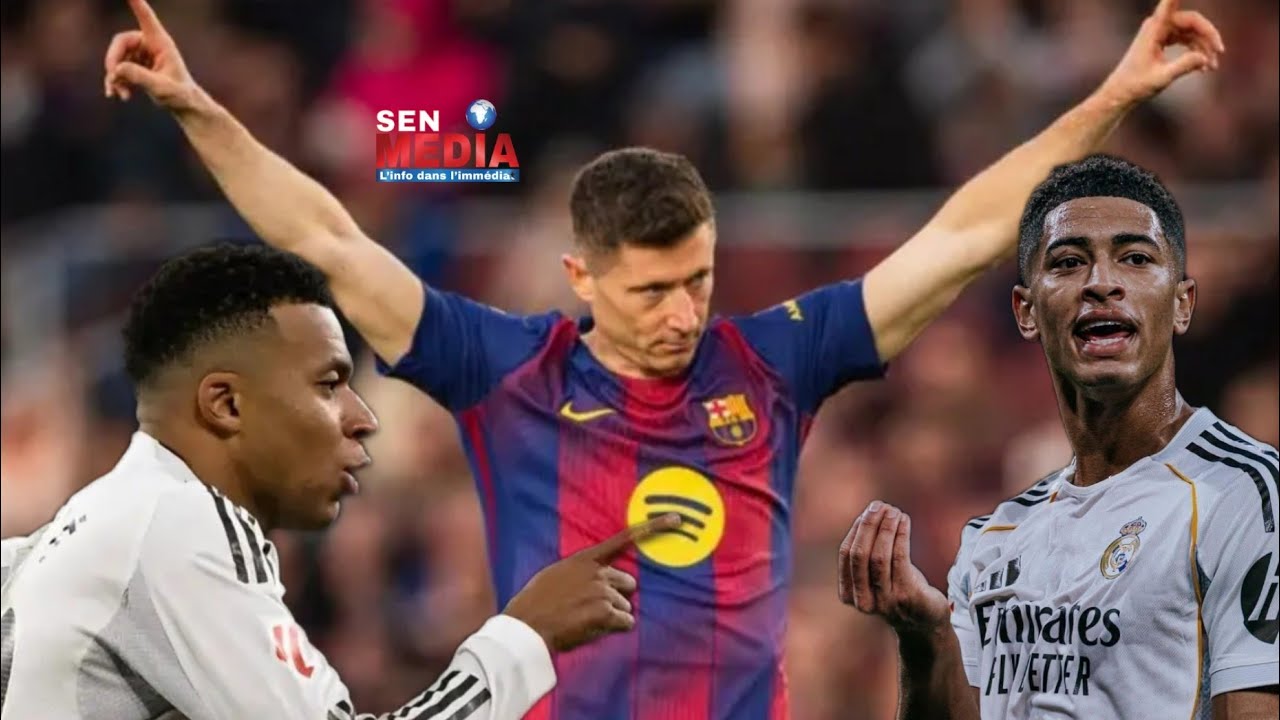 Lewandowski ne veut pas quitter Barcelone - Mbappé très probable contre City - Forfait de Bellingham
