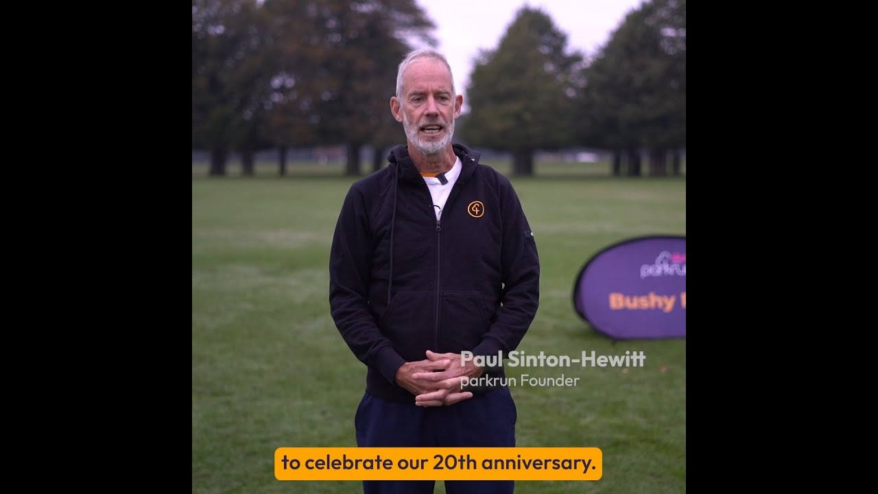 parkrun's 20th birthday celebrations at Bushy parkrun
