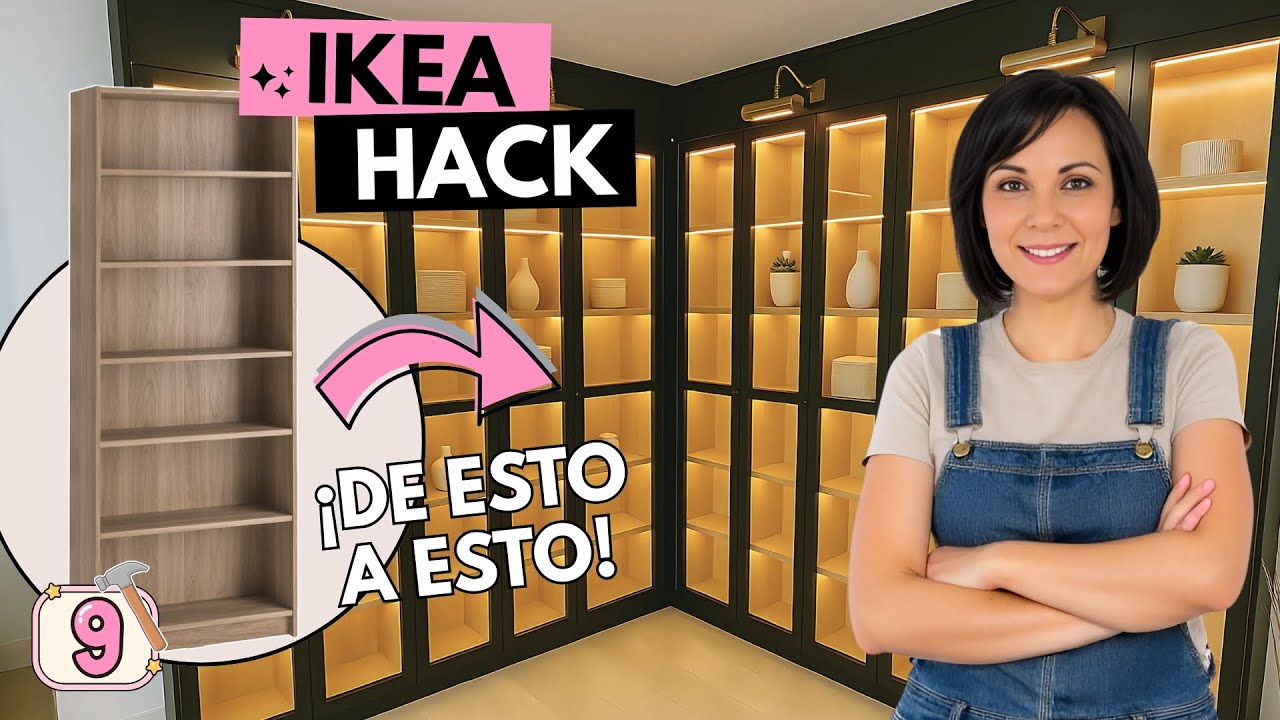 🔨 Reformando SIN OBRAS los rincones de la vergüenza Ep.9 | Hack de IKEA BILLY resultado FINAL