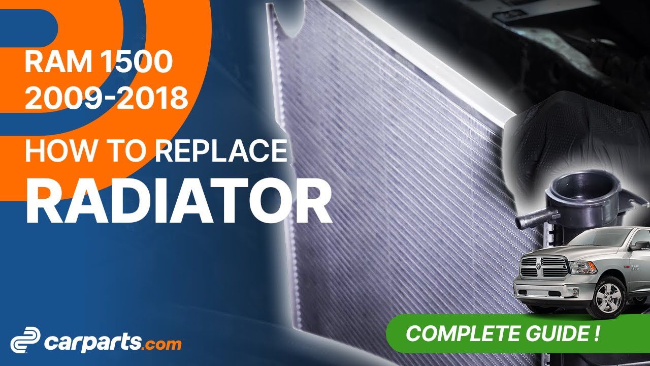 How to replace the Radiator 2009-2018 Dodge RAM 1500 🌡️