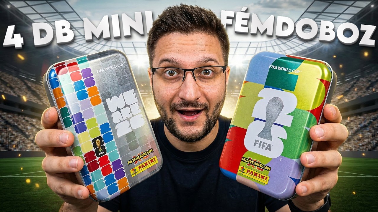 MOMENTUM!🤯 4 DB MINI FÉMDOBOZ! I Panini FIFA World Cup 2026 Adrenalyn XL