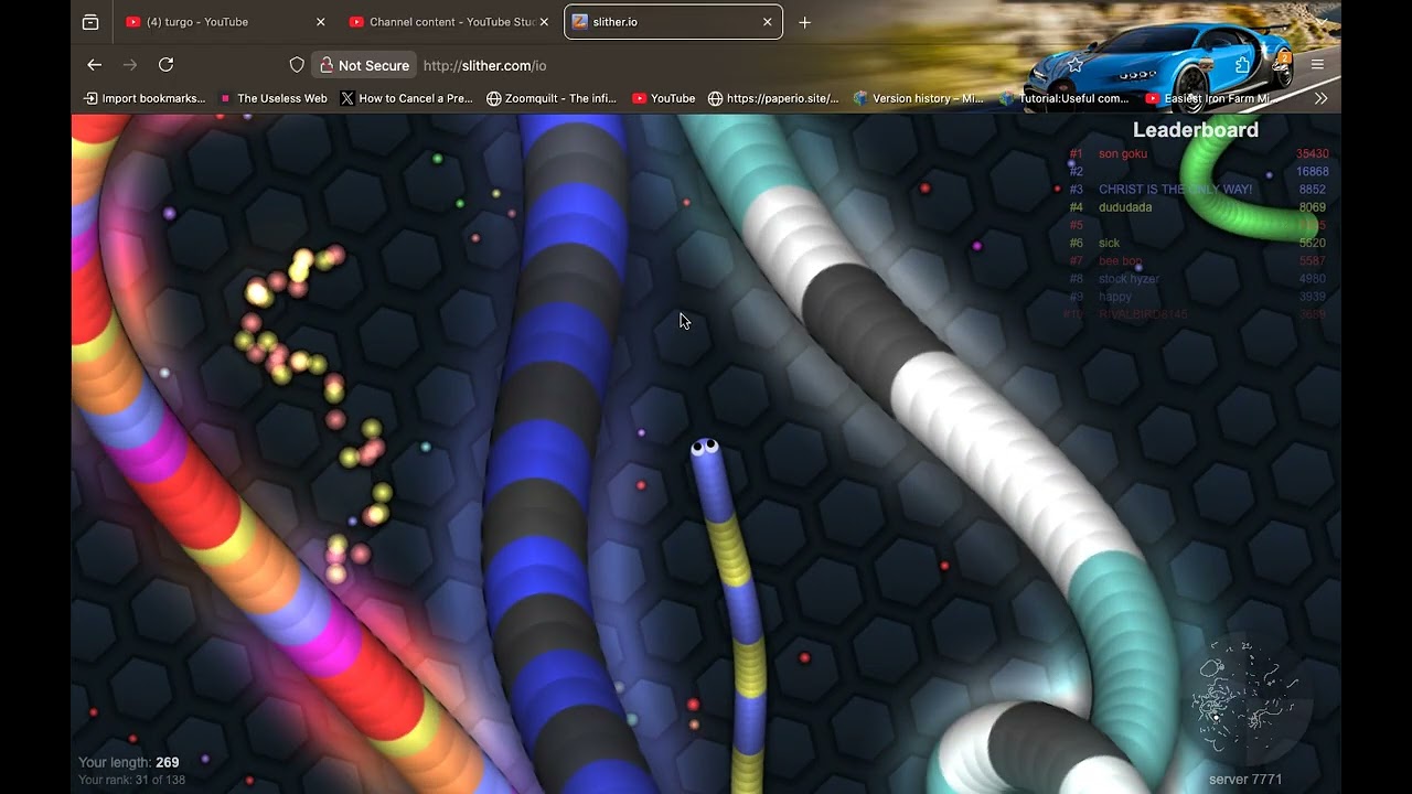 slither.io new high score
