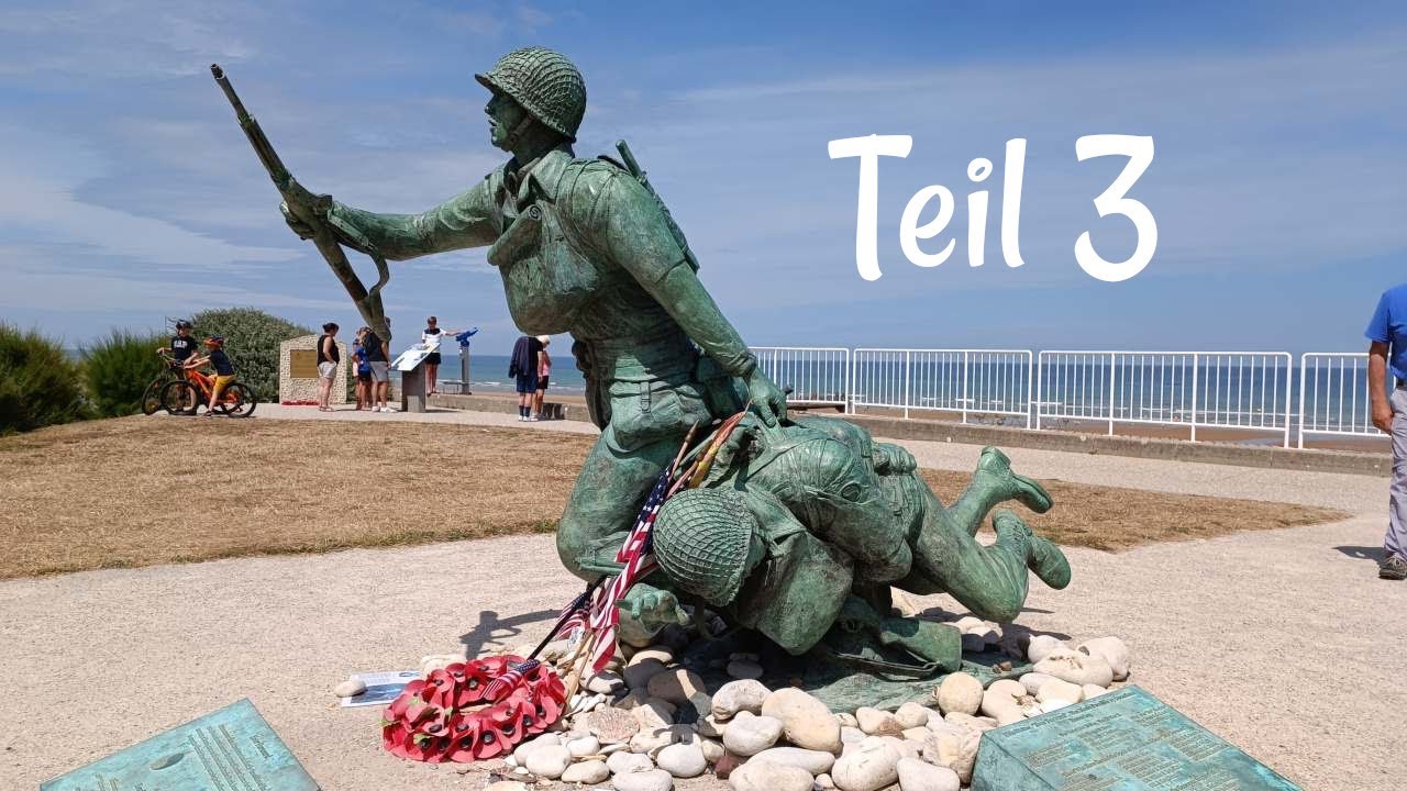 Frankreich Ausflüge, Omaha Beach, Soldatenfriedhöfe, Mont saint Michel, Honfleur