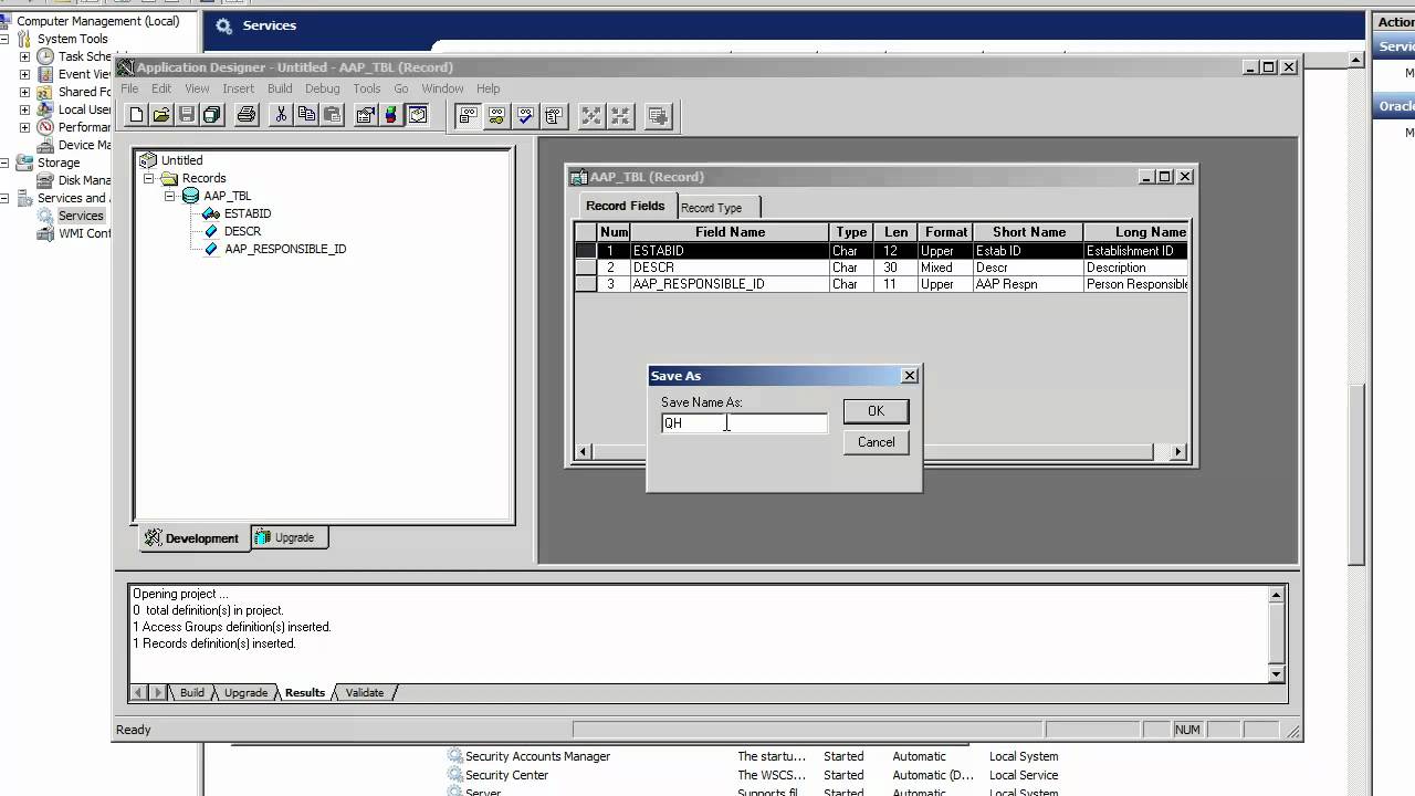 PeopleSoft Project Migration
