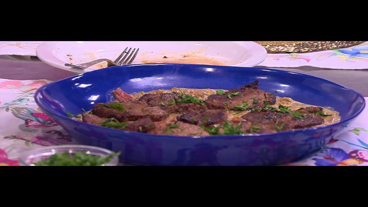 فيليه بكريمة المشروم والروست بيف | غادة التلي