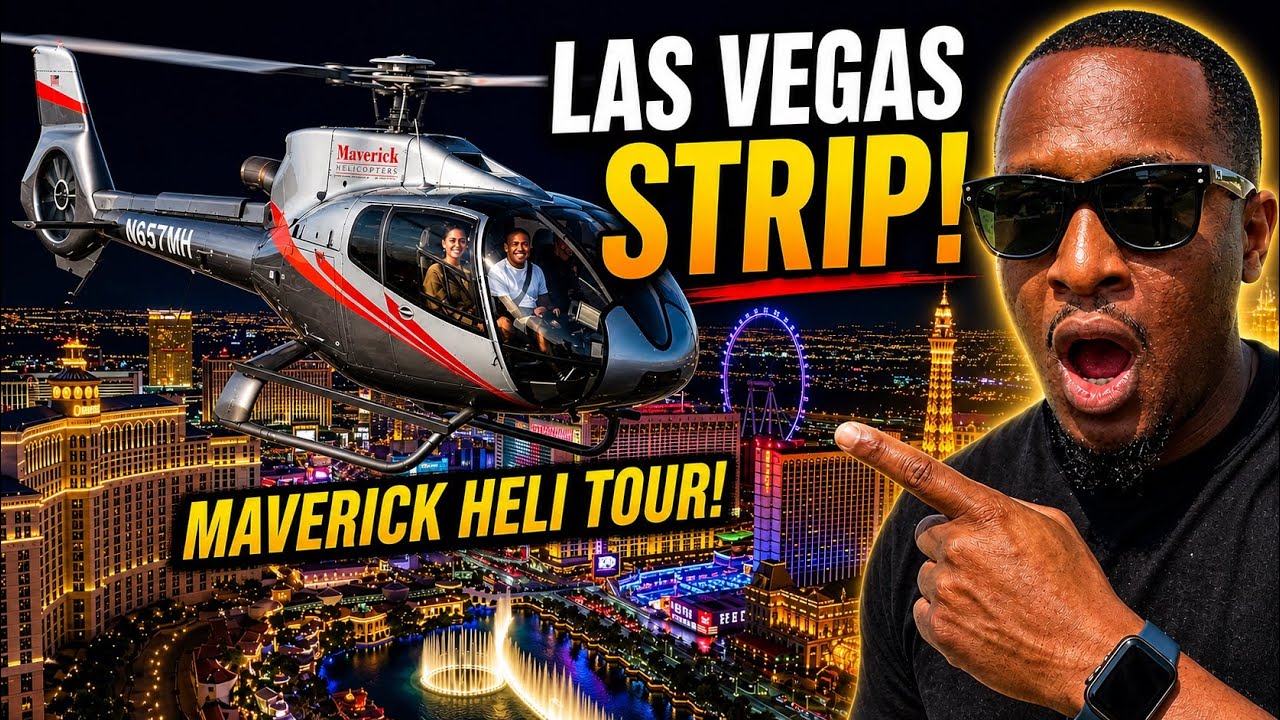 Las Vegas Strip Helicopter Tour: Maverick Helicopter Experience!