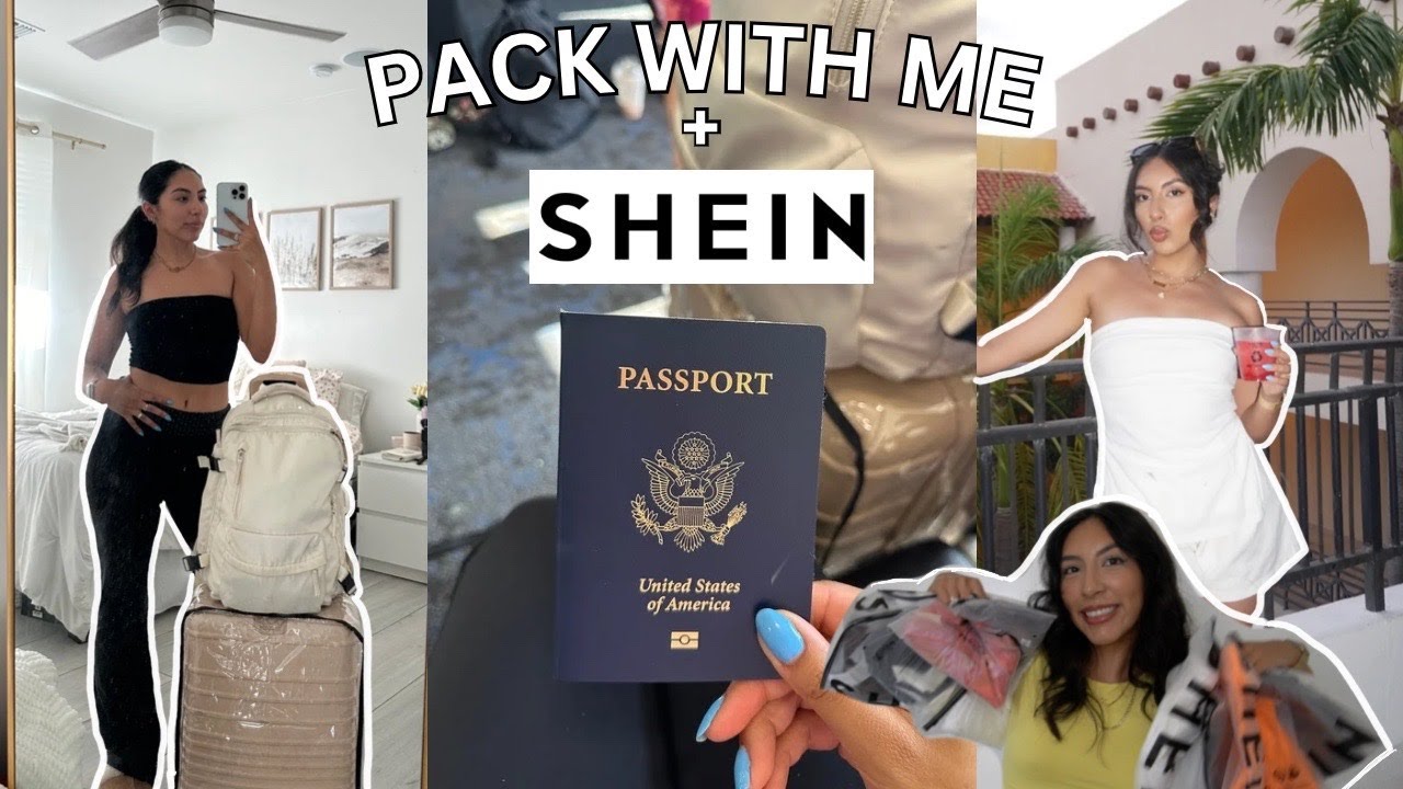pack with me for MEXICO + SHEIN TRY ON HAUL