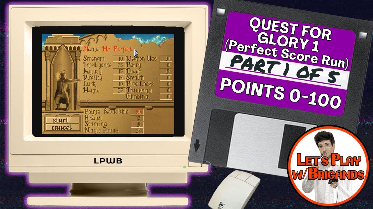 Quest for Glory 1 Perfect Score Run (Part 1 | Points 0-100)