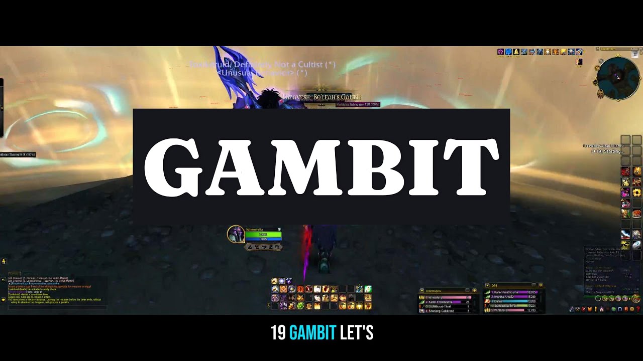 Tazavesh Gambit 19 with commentary. -- “If You’re Afraid of Tanking, Watch This Run (Prot Paladin)”