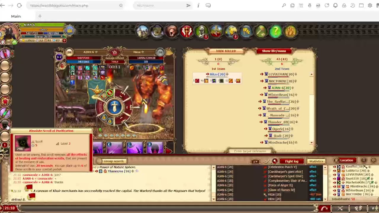 EVENT BOSS Roaring Flame Summoning Crystal