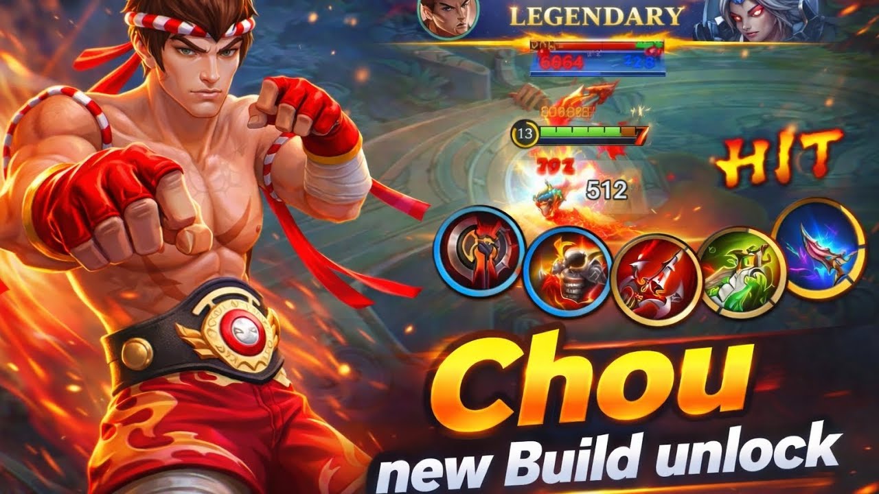 Chou Best Build 2026😱 | Silent Chou |  Chou gameplay 😈