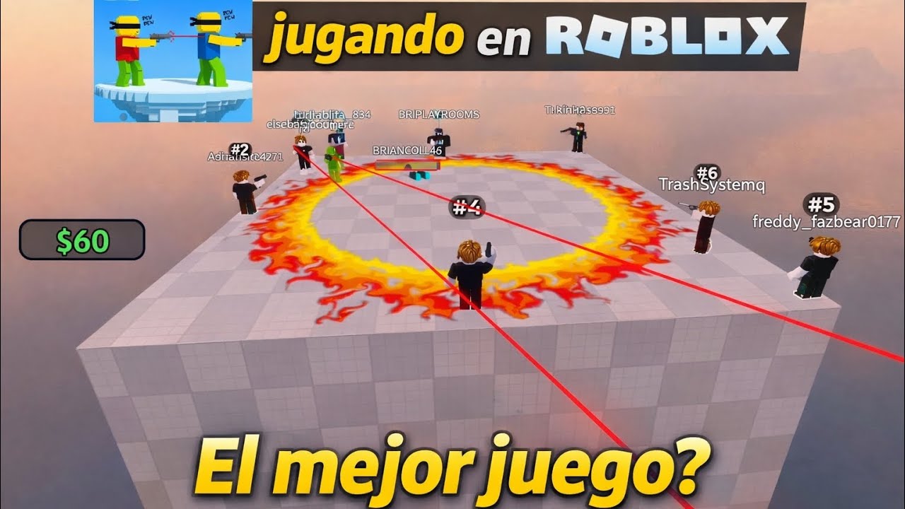 JUGUE EL NUEVO JUEGO VIRAL DE ROBLOX | TIROS Q CIEGAS