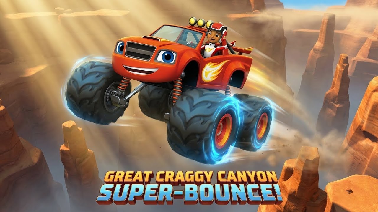 Blaze and the Monster Machines FULL Episode | The Bouncy Tire Adventure! 🛞 | Kids Cartoons & STEM