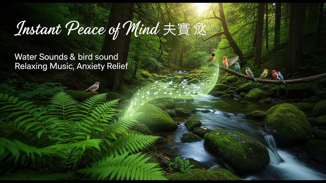 Healing Sleep Music with Water Sounds for Deep Relaxation