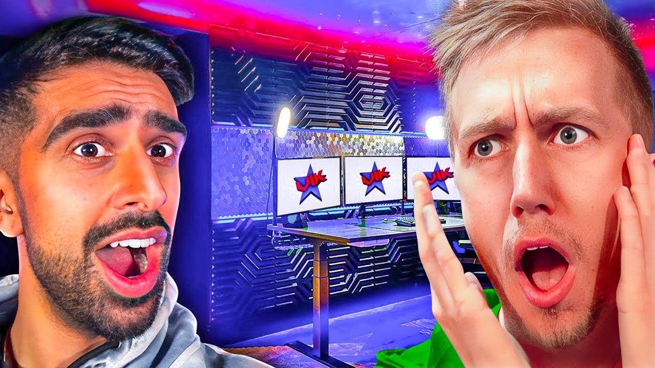 Miniminter Reacts To Vikkstar's New Office & Gaming Setup