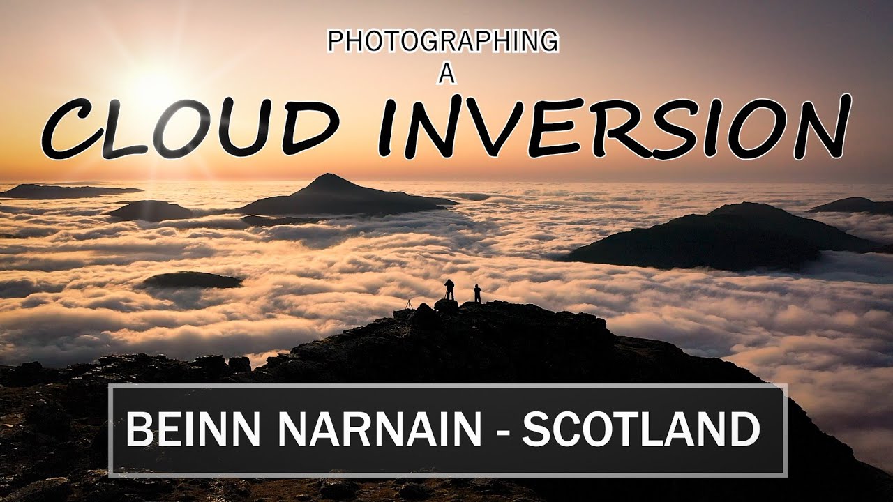 Photographing a Cloud Inversion on Beinn Narnain, Arrochar Alps, Scotland.