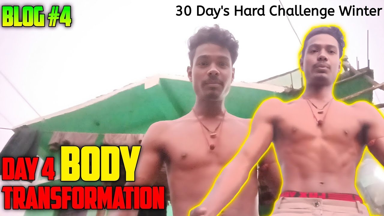 Body Transformation at Home | Real Indian Fitness Journey | Day 4/30 Day's Hard Challenge 😱 