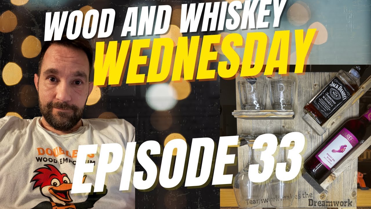 Dual Whiskey and Wine Holder Episode 33 Wood and Whiskey Wednesday