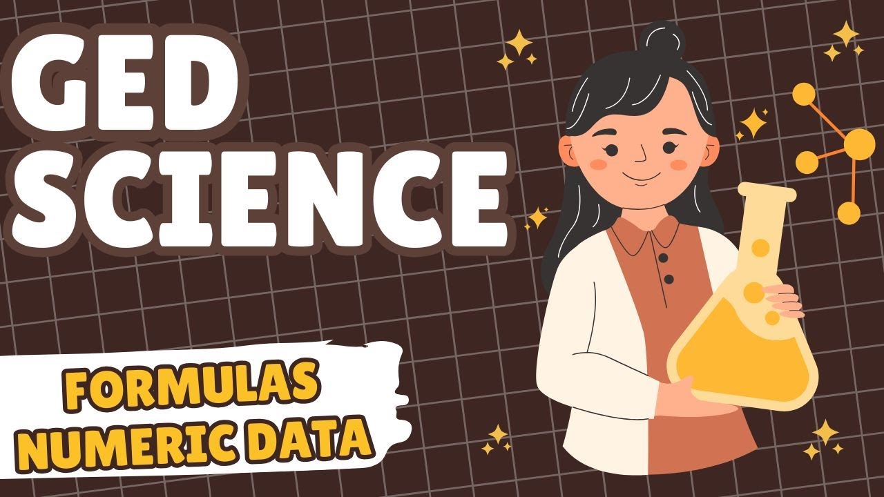 GED Science Scientific Formulas, Symbols and Visual Numeric Data Class Part 1 with Practice Question