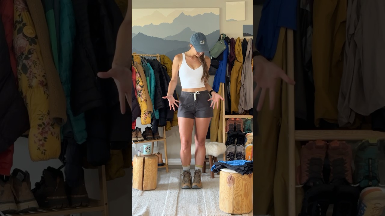 The BEST women&rsquo;s hiking shorts. #hiking #grwm #ootd