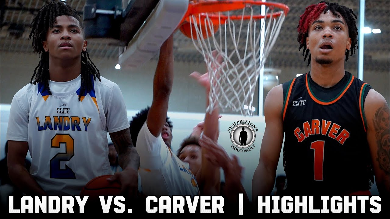 Landry vs. Carver (HIGHLIGHTS) || Crowd TURNS UP in heated matchup in Algiers!! 🏀🔥
