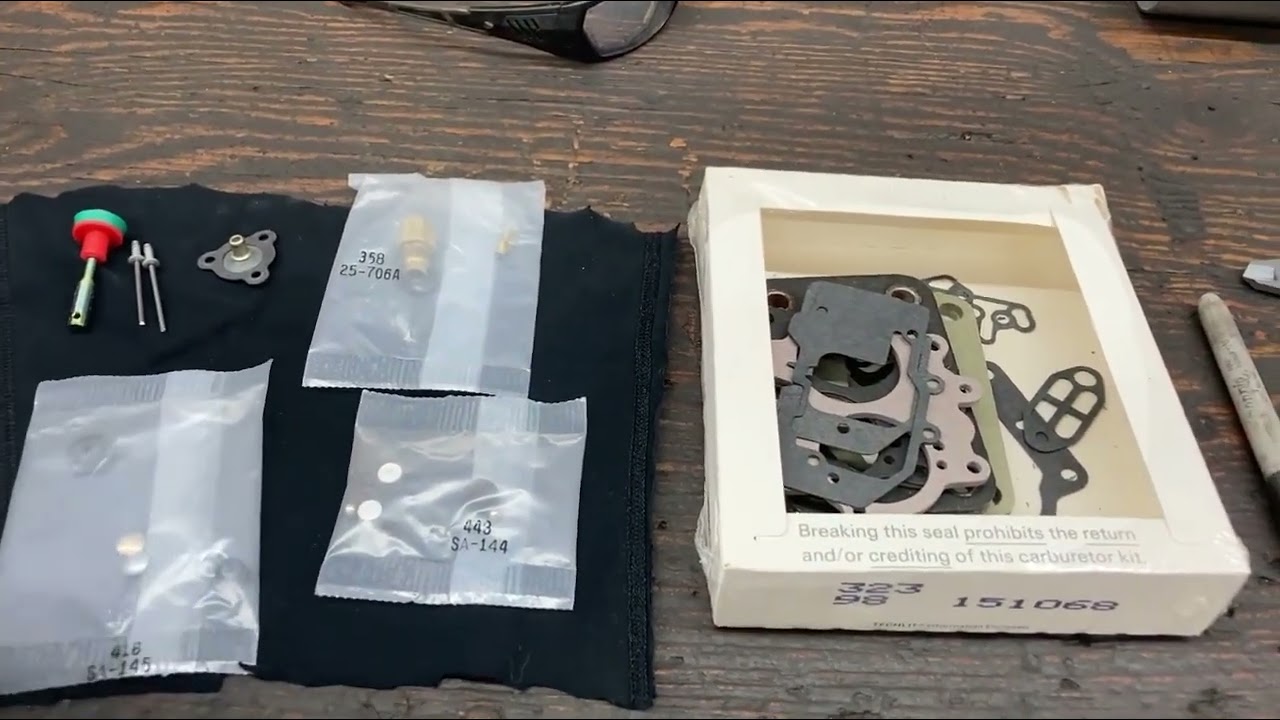 Slant 6 carb swap and rebuild part 1