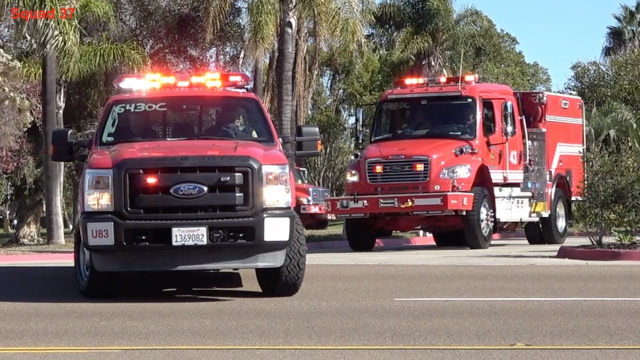 San Diego Fire Strike Team Responding