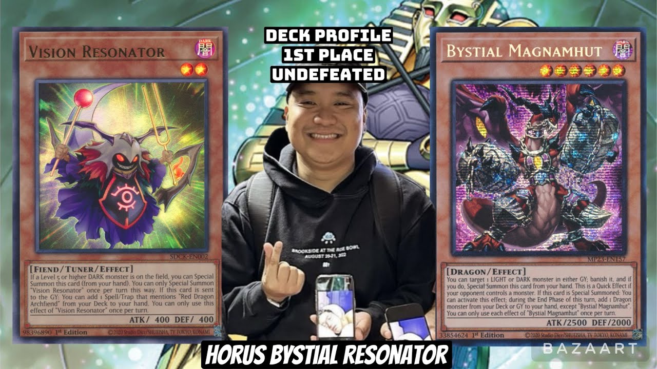 SBYGO Deck Profile: 1st Place Undefeated Horus Bystial Resonator with Jared! November 2023