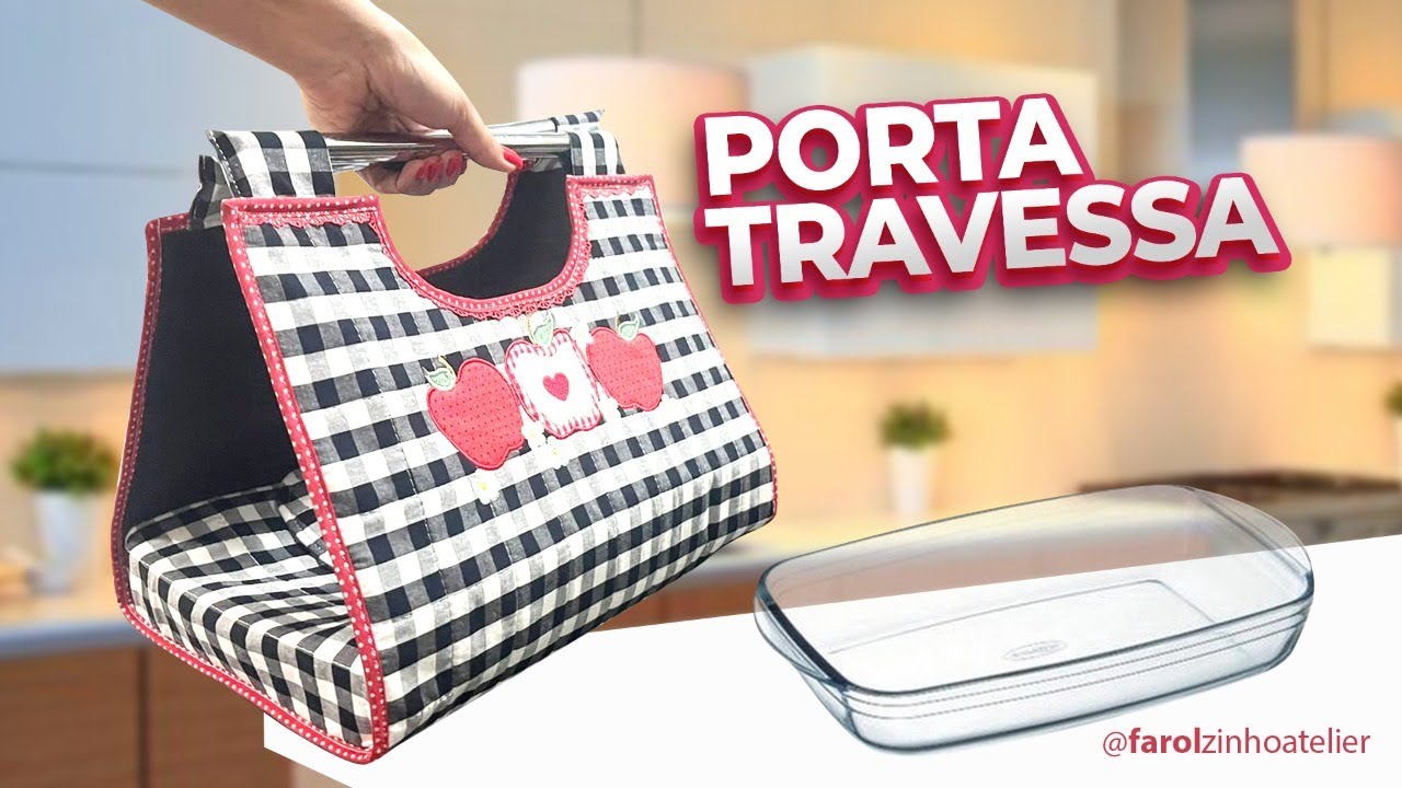 COMO FAZER PORTA ASSADEIRA FÁCIL I Passo a passo para iniciantes na costura criativa, venda em feira