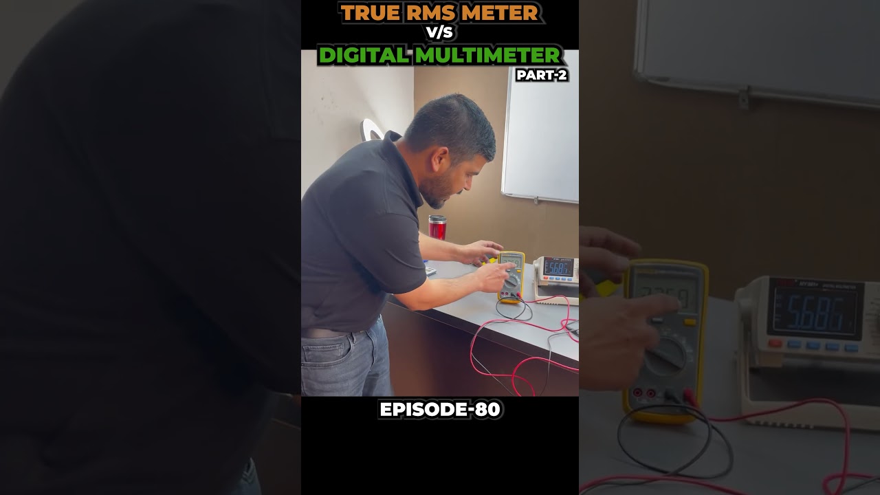 True RMS meter Vs Digital Multimeter (Part-2). #physics #rmsvalue #RMS #truerms #iitpreparation