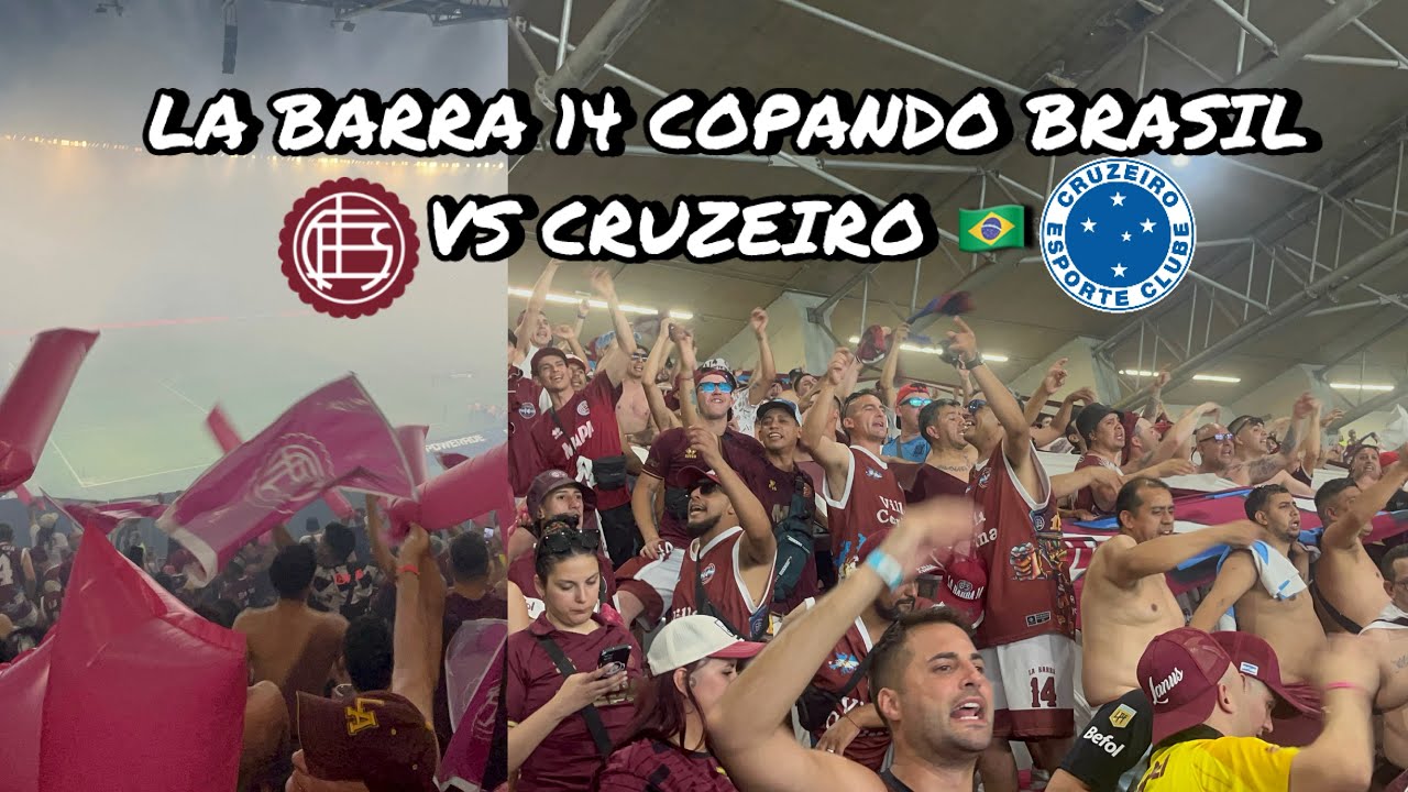 LA BANDA GRANATE COPANDO BRASIL/ CRUZEIRO-LANÚS 🏆