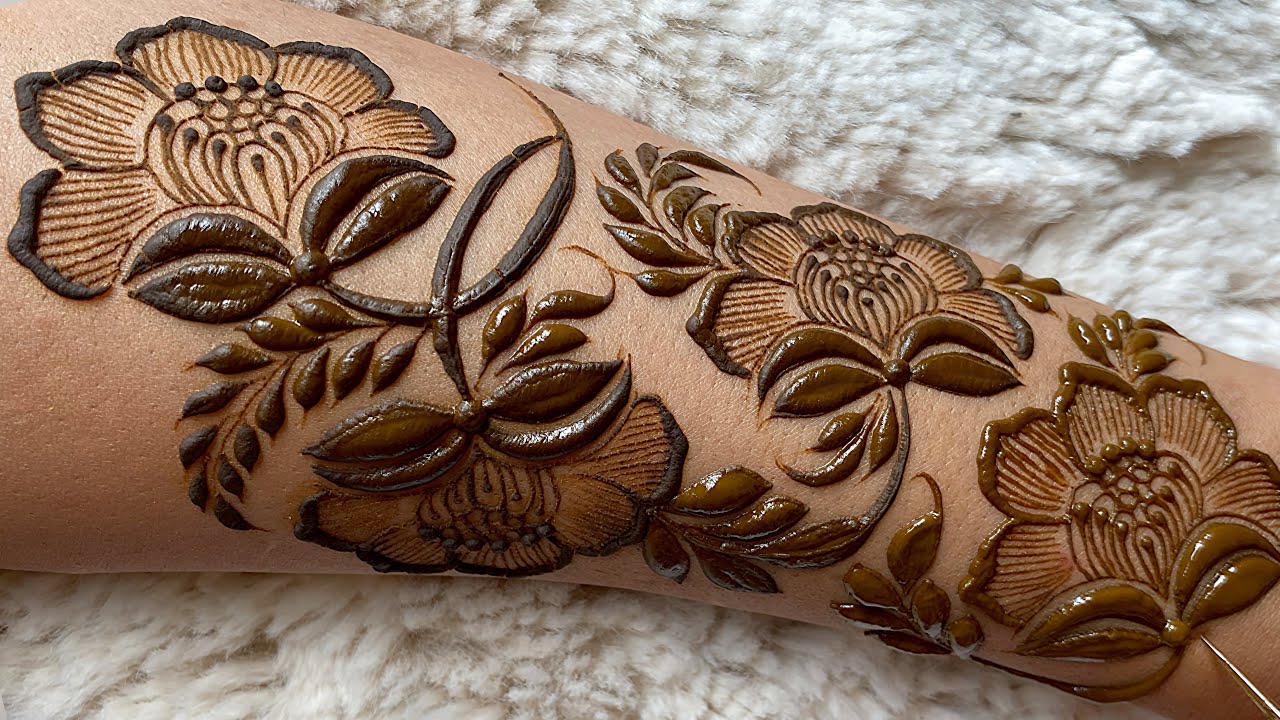 Latest Floral Mehndi Design |Full Hand Mehndi design for back hand |mehndi Ka design  