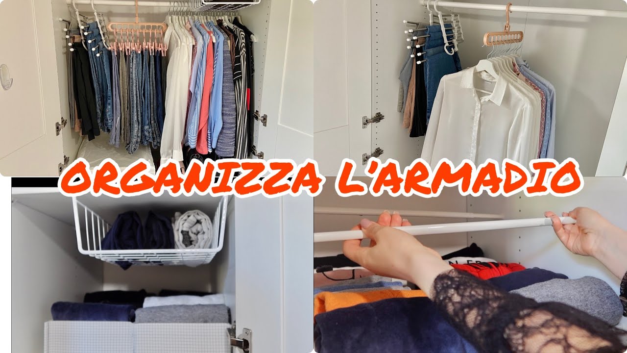 😍10 IDEE PER ORGANIZZARE  UN ARMADIO?, 🌟IDEE SALVA SPAZIO/ARMADIO PICCOLO, TRUCCHI INCREDIBILI!!!